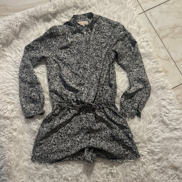 Michael Kors Navy & White Printed Romper - Picture 2 of 3